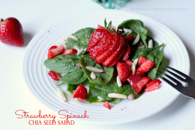 Strawberry Spinach Salad