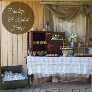 Burlap & Linen Party