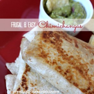 Frugal and Easy Chimichangas Vegan