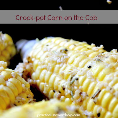 Buttered Crock-pot Corn on the Cob