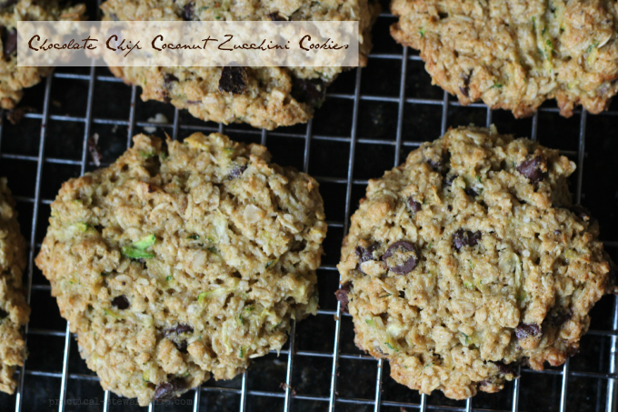 Chocolate Chip Coconut Zucchini Cookies