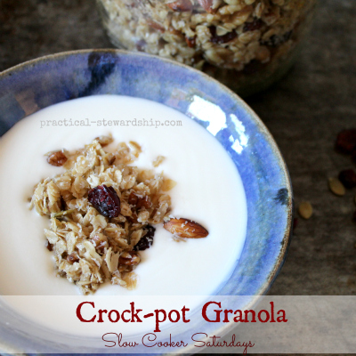 Crock-pot Granola