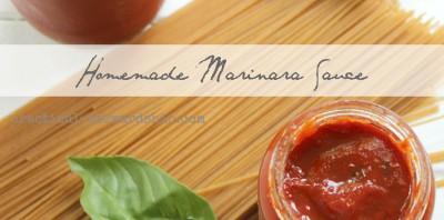 Homemade Marinara Sauce in the crock-pot