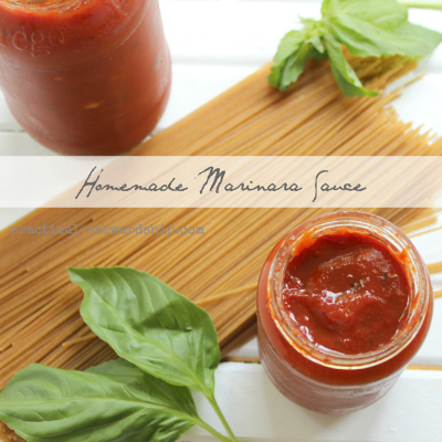 Homemade Marinara Sauce in the crock-pot