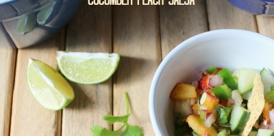 Cucumber Peach Salsa w/Cilantro