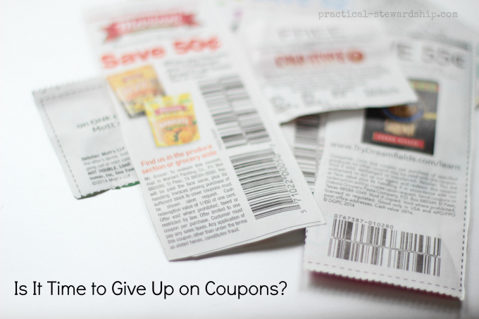 Is It Time to Give Up on Coupons