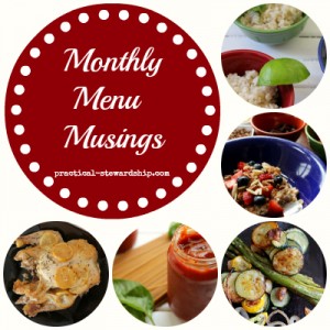 Monthly Meal Planning