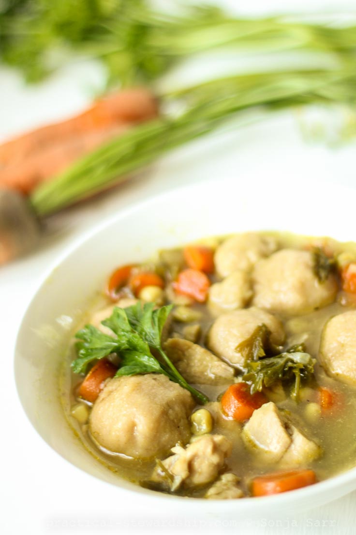 Crock-pot Chicken & Dumplings