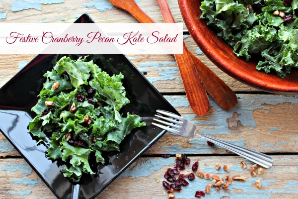 Cranberry Pecan Kale Salad