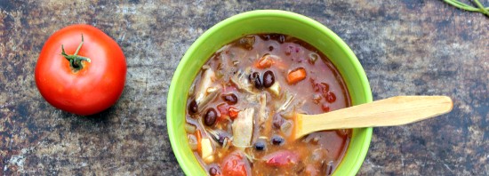 Slow Cooker Chicken Enchilada Soup