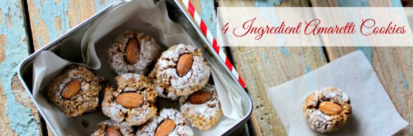 4 Ingredient Amaretti Cookies