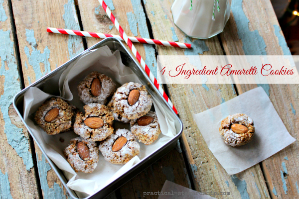 4 Ingredient Amaretti Cookies