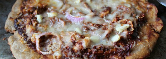 Barbecue Chicken Pizza with Cheese