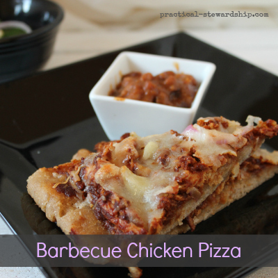 Barbecue Chicken Pizza with Cheese