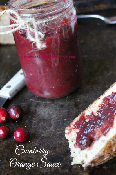 Crock-pot Cranberry Orange Sauce