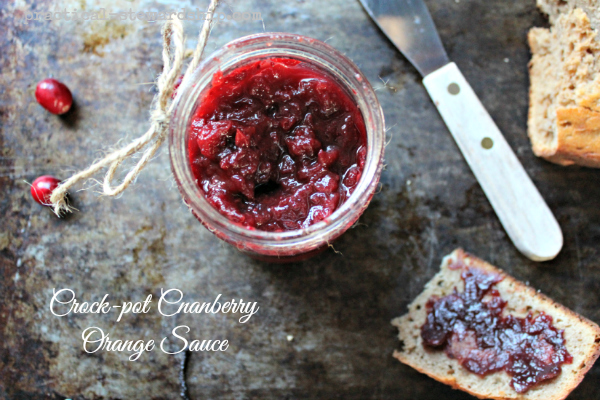 Crock-pot Cranberry Orange Sauce