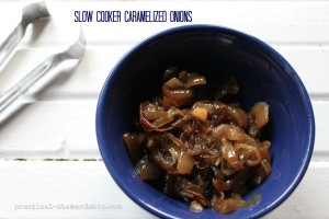 Slow Cooker Caramelized Onions