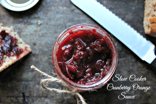 Crock-pot Cranberry Orange Sauce