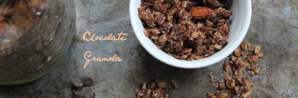 Chocolate Granola, Crock-pot Option, G-F, D-F, V