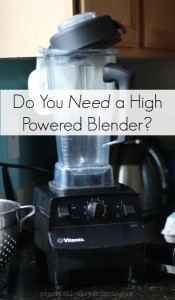 Do You Need a High Powered Blender