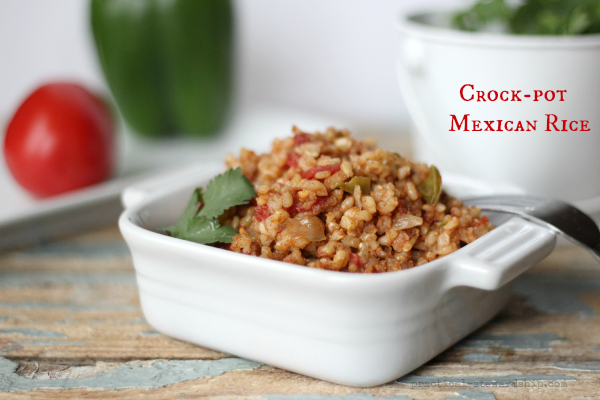 Crockpot Ground Beef Spanish Rice - Fit Slow Cooker Queen