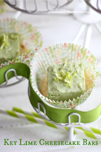 Key Lime Cheesecake Bars