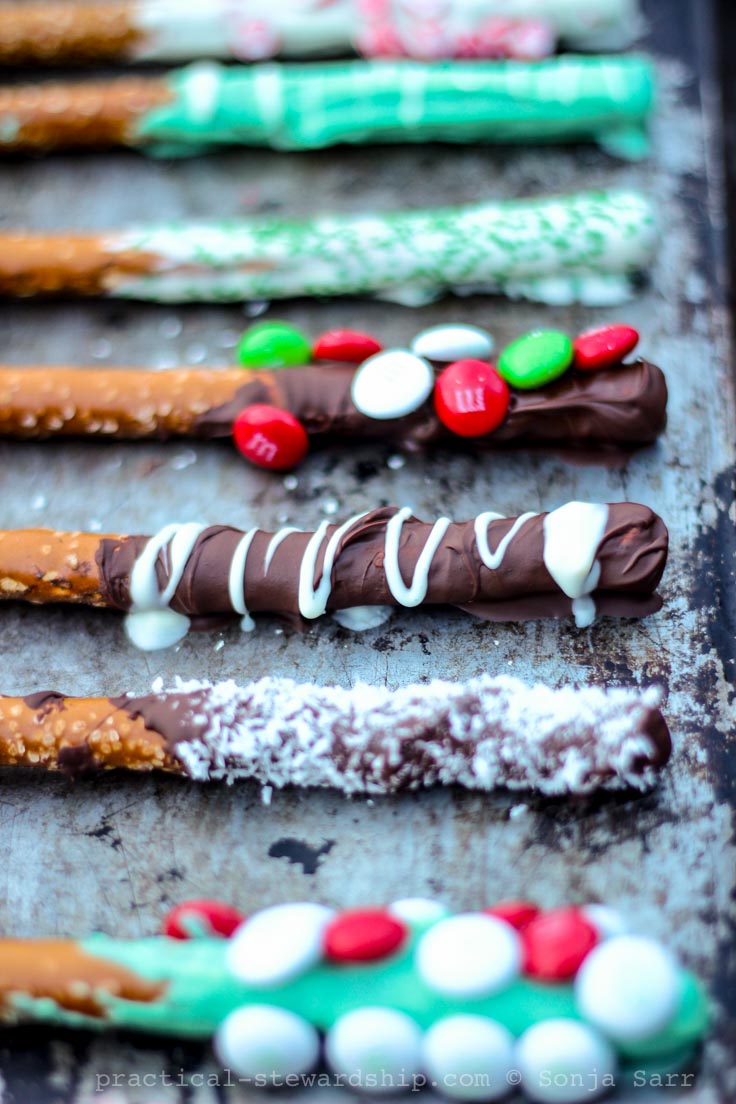 Crock-pot Chocolate Covered Pretzel Rods-4