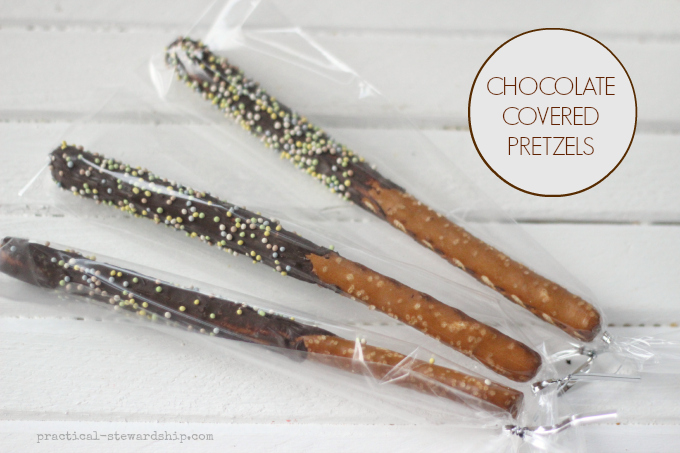 ORGANIC CHOCOLATE COVERED PRETZELS