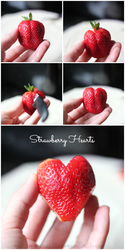 How to make Strawberry Hearts