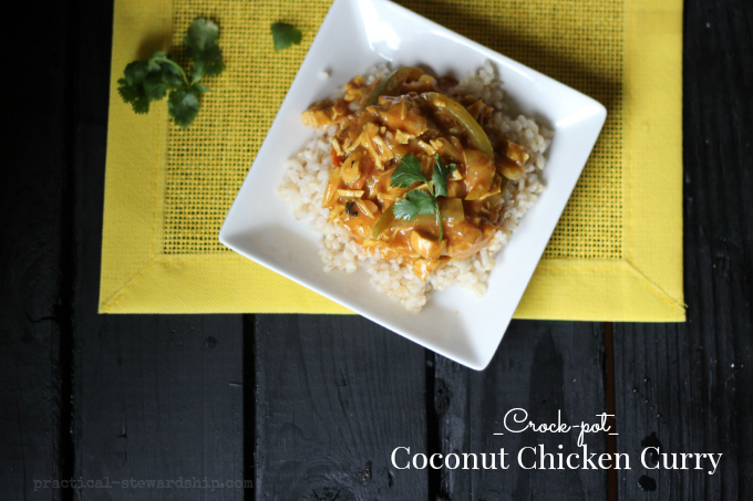 Crock-pot Coconut Chicken Curry Headshot