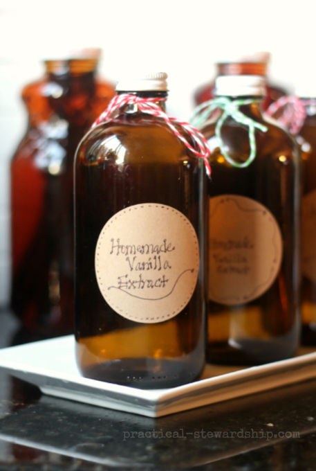 Homemade-Vanilla-Extract-Bottles-1 - Practical Stewardship