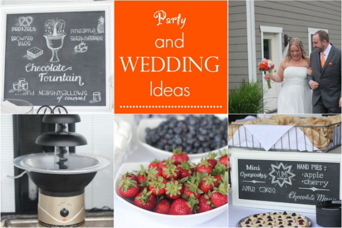 Party and Wedding Ideas with Chalkboard Font