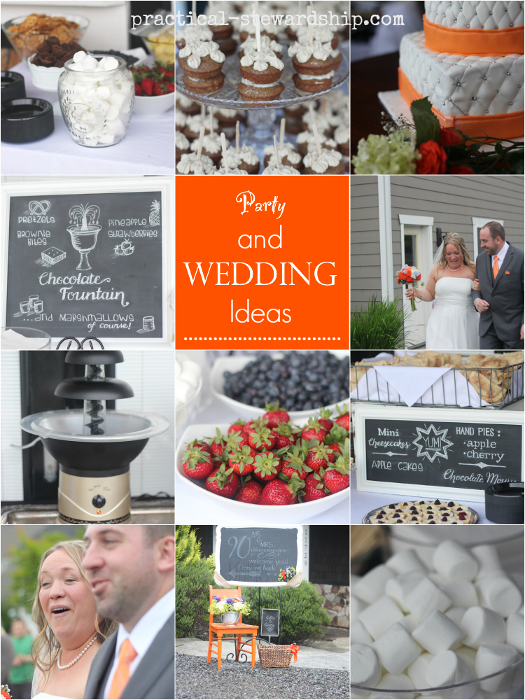 Party and Wedding Ideas with Chalkboard Font