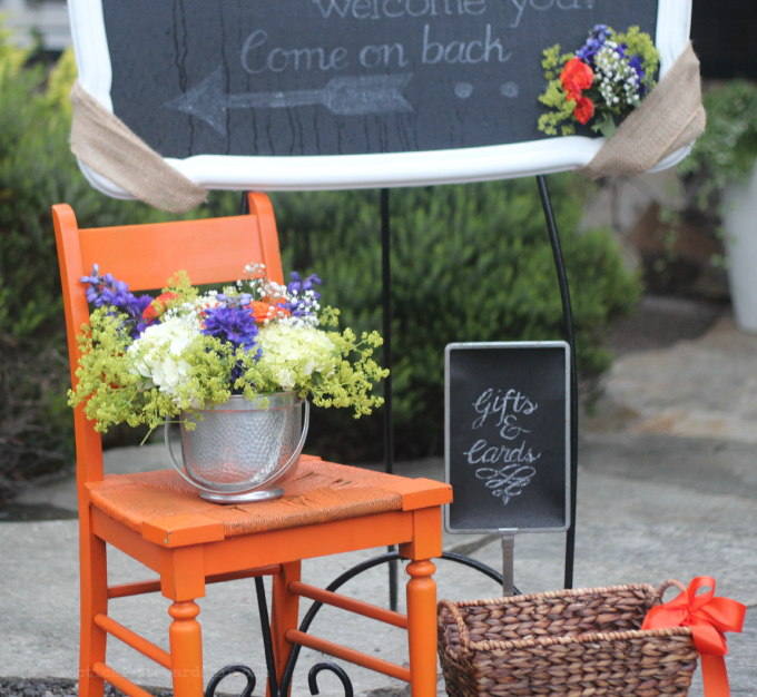 Wedding Welcome Chair