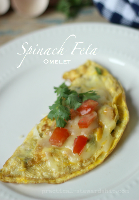 Spinach Feta Omelet