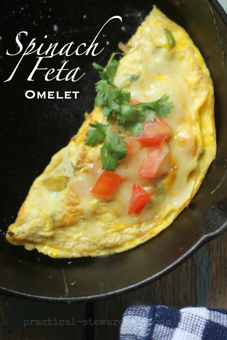 Spinach Feta Omelet