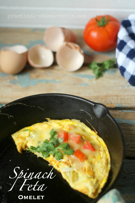 Spinach Feta Omelet