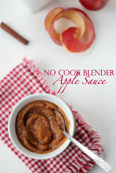 No Cook Apple Sauce