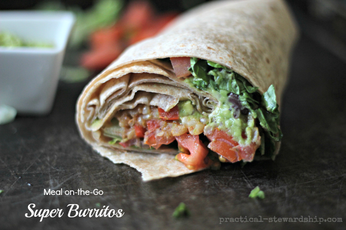 Meal on-the-Go Super Burritos