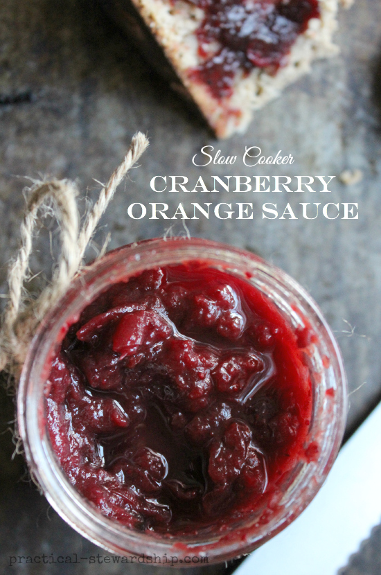 Slow Cooker Cranberry Sauce