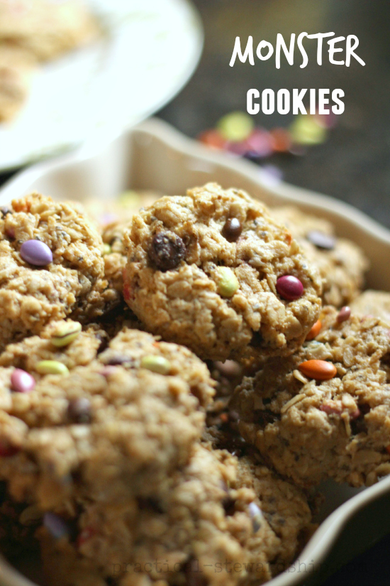 Dairy-Free, Egg-free, Gluten-free Monster Cookies