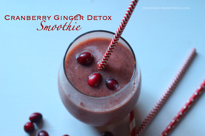 Cranberry Ginger Smoothie