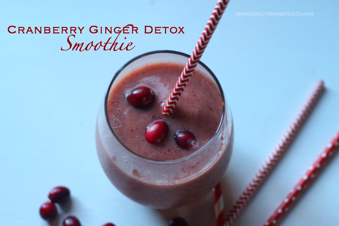 Cranberry Ginger Smoothie