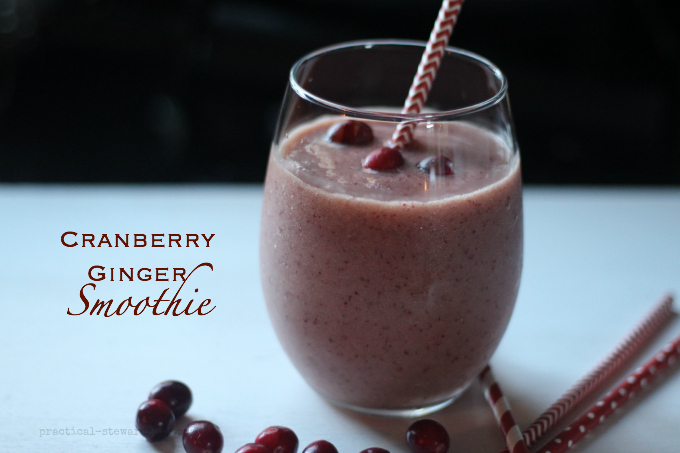 Cranberry Ginger Smoothie