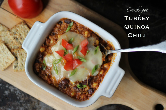 Crock-pot Turkey Quinoa Chili