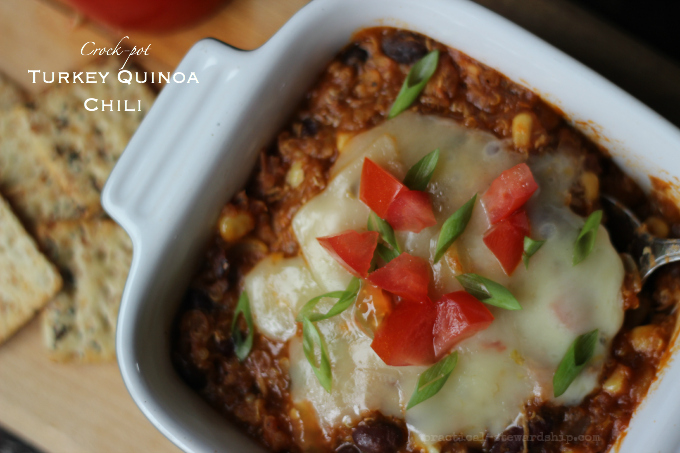 Crock-pot Turkey Quinoa Chili