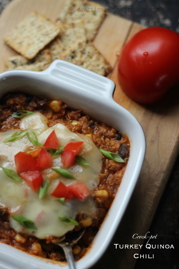 Crock-pot Turkey Quinoa Chili