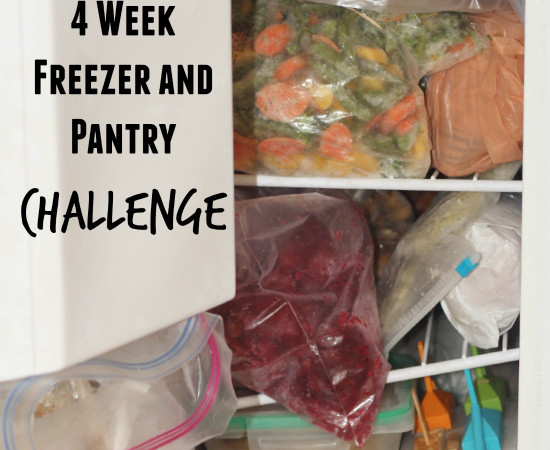 Shop Out of the Freezer and Pantry-No Spending Challenge