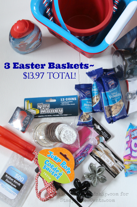 3 Frugal No Candy Easter Baskets