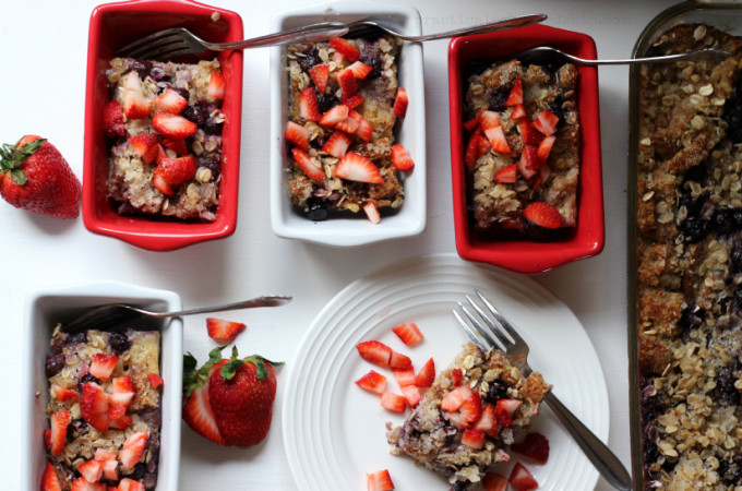 French Toast Bake with Crumble Served Recipe